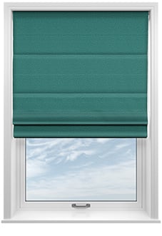 Stamford, Peacock - Twist&Fit Roman Blind